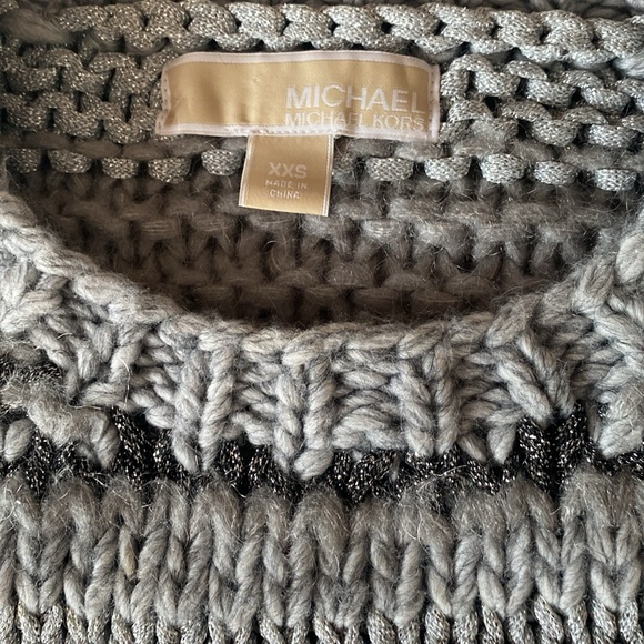 Micheal Kors chandail de laine avec scintillant XXS - Picture 2 of 4